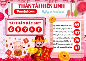 THẦN TÀI HIỂN LINH 01/07/2023