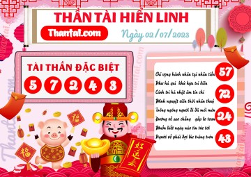 THẦN TÀI HIỂN LINH 02/07/2023