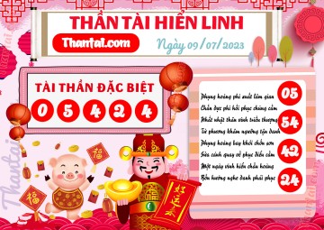 THẦN TÀI HIỂN LINH 09/07/2023