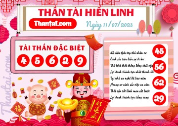 THẦN TÀI HIỂN LINH 11/07/2023