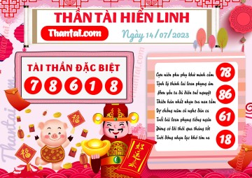 THẦN TÀI HIỂN LINH 14/07/2023