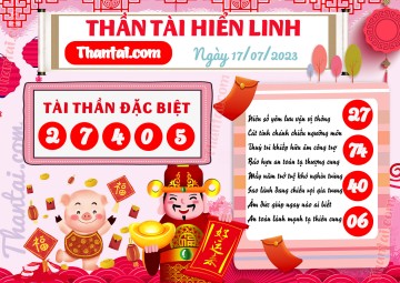 THẦN TÀI HIỂN LINH 17/07/2023