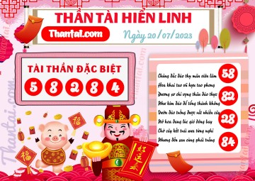 THẦN TÀI HIỂN LINH 20/07/2023