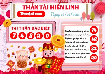 THẦN TÀI HIỂN LINH 06/08/2023