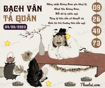 Bạch Vân Tả Quân 04/09/2023