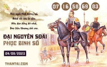 Đại Nguyên Soái 04/09/2023