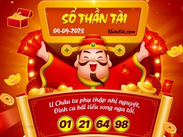 SỔ THẦN TÀI 04/09/2023