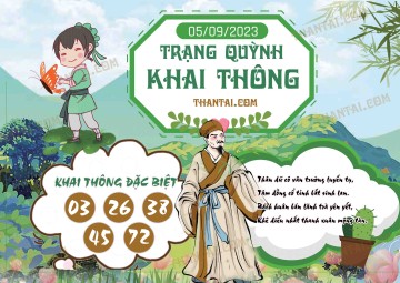 Trạng Quỳnh Khai Thông 05/09/2023