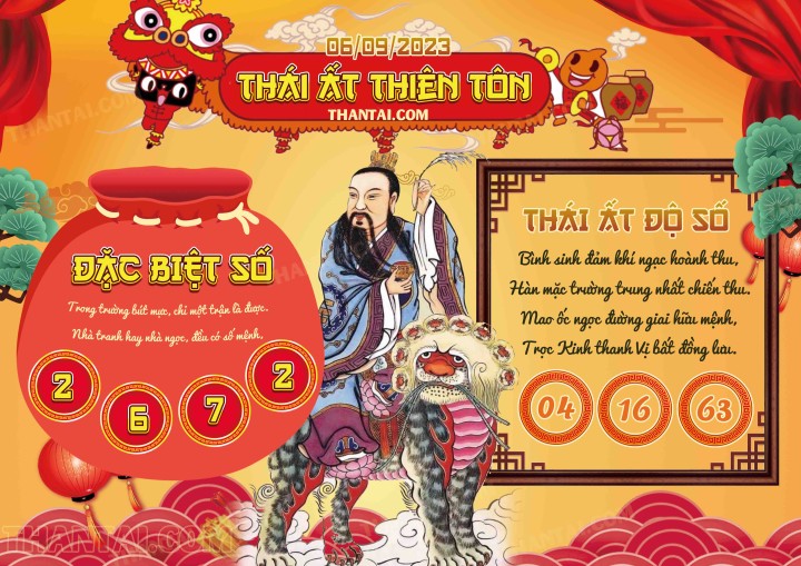 Thái Ất Thiên Tôn 22/08/2023