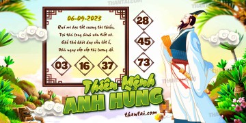 THIÊN MỆNH ANH HÙNG 06/09/2023