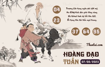 HOÀNG ĐẠO TUẦN 07/09/2023