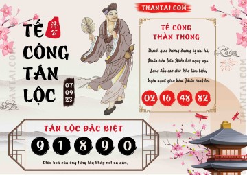 Tế Công Tán Lộc 07/09/2023