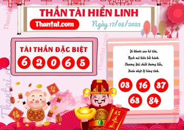 THẦN TÀI HIỂN LINH 17/08/2023