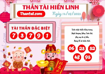 THẦN TÀI HIỂN LINH 14/08/2023