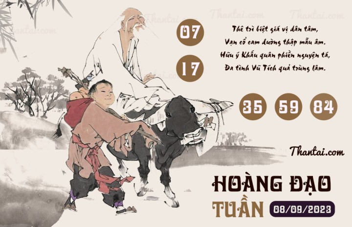 HOÀNG ĐẠO TUẦN 24/08/2023