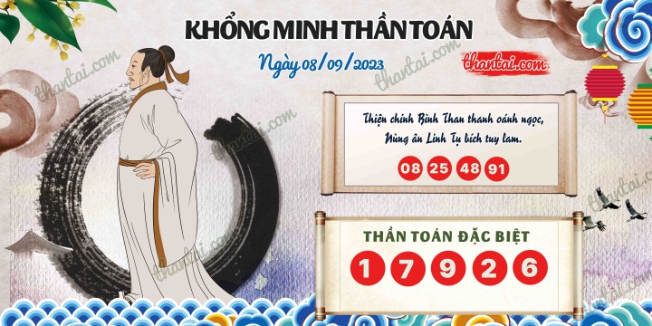 Khổng Minh Thần Toán 24/08/2023