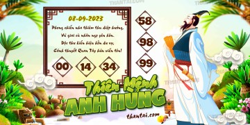 THIÊN MỆNH ANH HÙNG 08/09/2023