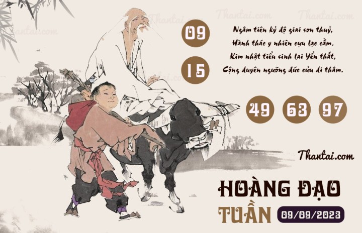 HOÀNG ĐẠO TUẦN 25/08/2023
