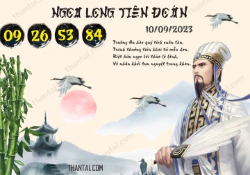 Ngọa Long Tiên Đoán 10/09/2023