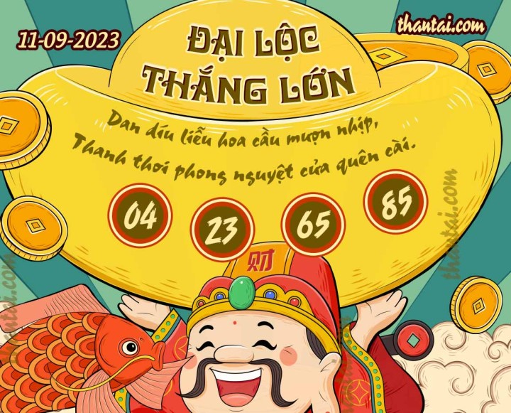 ĐẠI LỘC THẮNG LỚN 27/08/2023