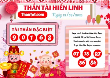 THẦN TÀI HIỂN LINH 12/09/2023