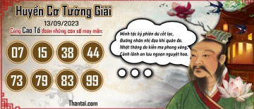 Huyền Cơ Tường Giải 13/09/2023