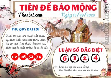 Tiên Đế Báo Mộng 13/09/2023