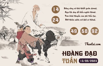 HOÀNG ĐẠO TUẦN 13/09/2023