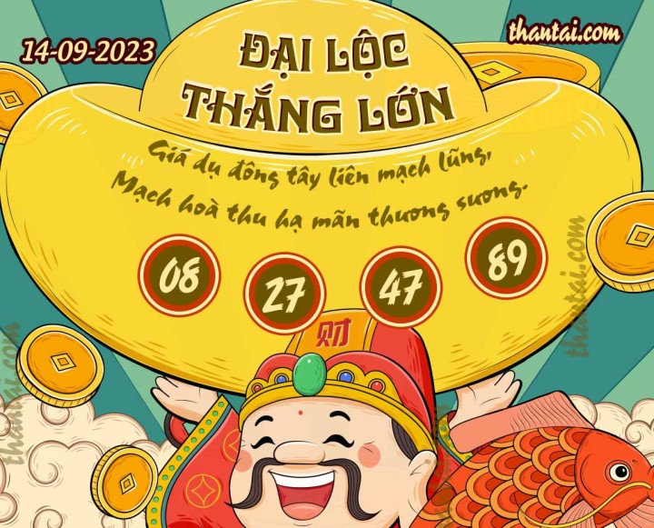 ĐẠI LỘC THẮNG LỚN 30/08/2023