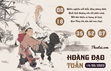 HOÀNG ĐẠO TUẦN 14/09/2023