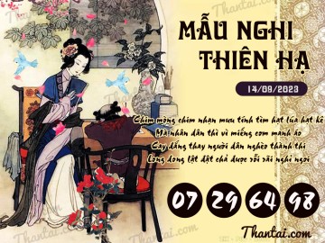 Mẫu Nghi Thiên Hạ 14/09/2023