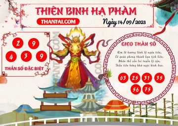 Thiên Binh Hạ Phàm 14/09/2023