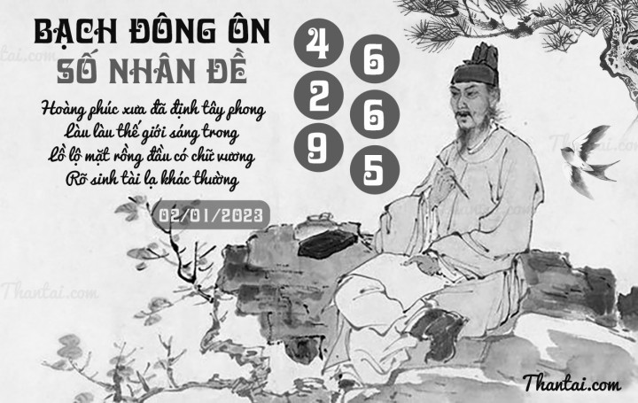 BẠCH ĐÔNG ÔN 01/01/2023