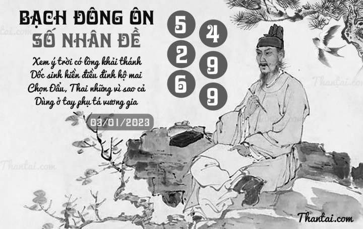 BẠCH ĐÔNG ÔN 01/01/2023