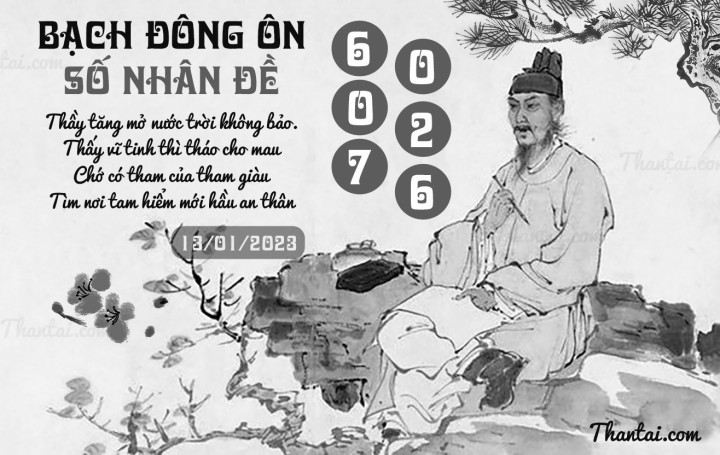 BẠCH ĐÔNG ÔN 01/01/2023