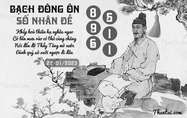 BẠCH ĐÔNG ÔN 07/01/2023