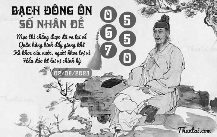 BẠCH ĐÔNG ÔN 18/01/2023