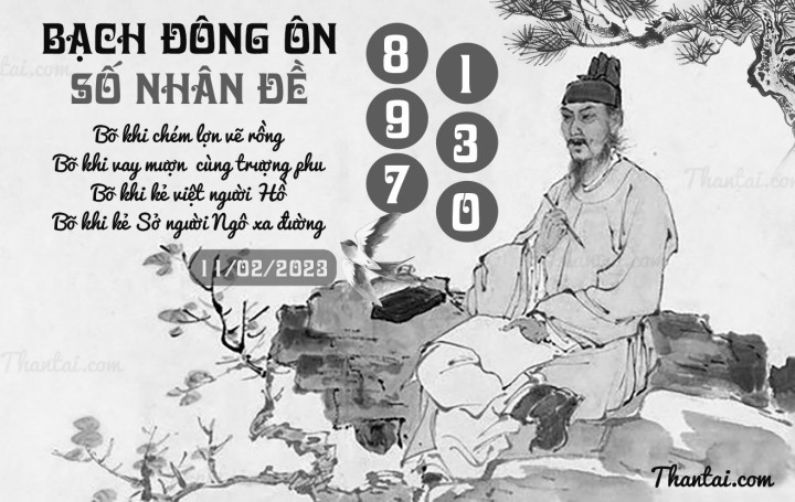 BẠCH ĐÔNG ÔN 27/01/2023