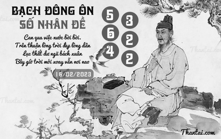 BẠCH ĐÔNG ÔN 01/02/2023