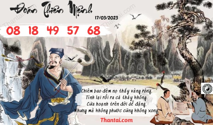 Đoán Thiên Mệnh 02/03/2023
