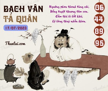 Bạch Vân Tả Quân 17/07/2023