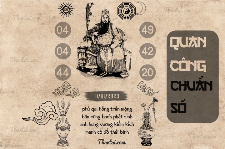 QUAN CÔNG CHUẨN SỐ 01/01/2023