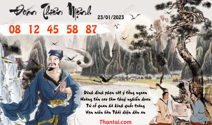 Đoán Thiên Mệnh 08/01/2023