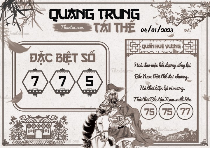QUANG TRUNG TÁI THẾ 01/01/2023