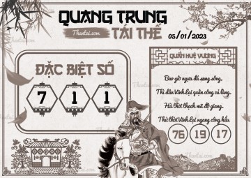 QUANG TRUNG TÁI THẾ 05/01/2023