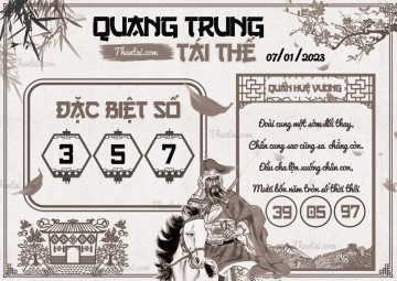 QUANG TRUNG TÁI THẾ 07/01/2023