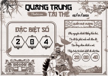 QUANG TRUNG TÁI THẾ 08/01/2023