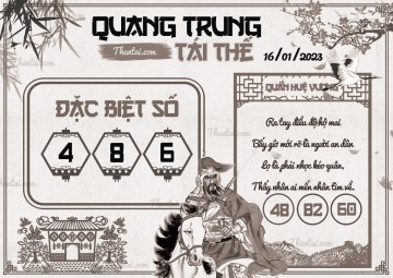 QUANG TRUNG TÁI THẾ 16/01/2023