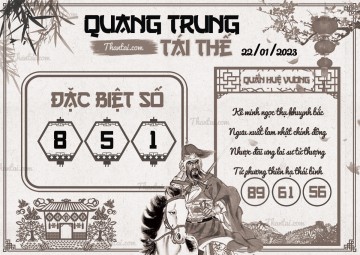 QUANG TRUNG TÁI THẾ 22/01/2023