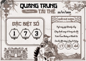 QUANG TRUNG TÁI THẾ 23/01/2023